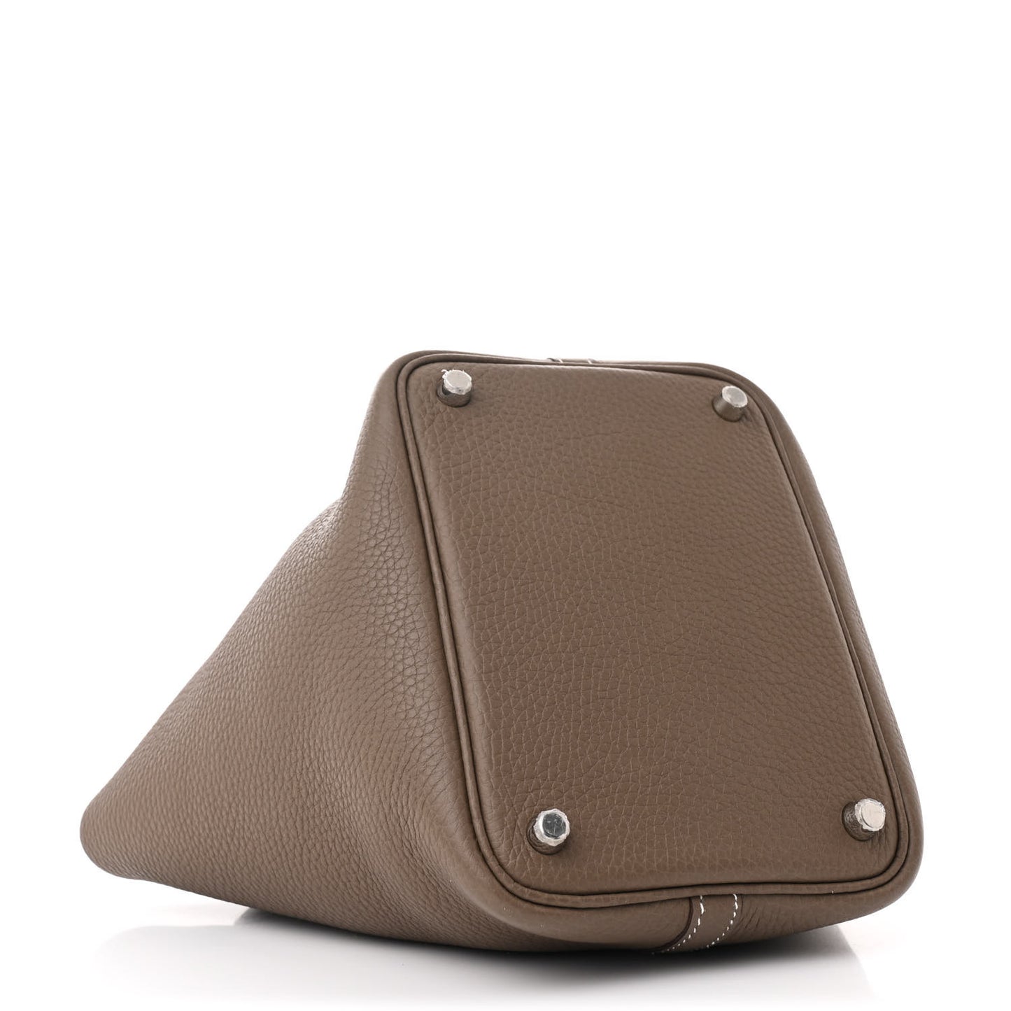 Taurillon Clemence Picotin Lock 18 PM Etoupe