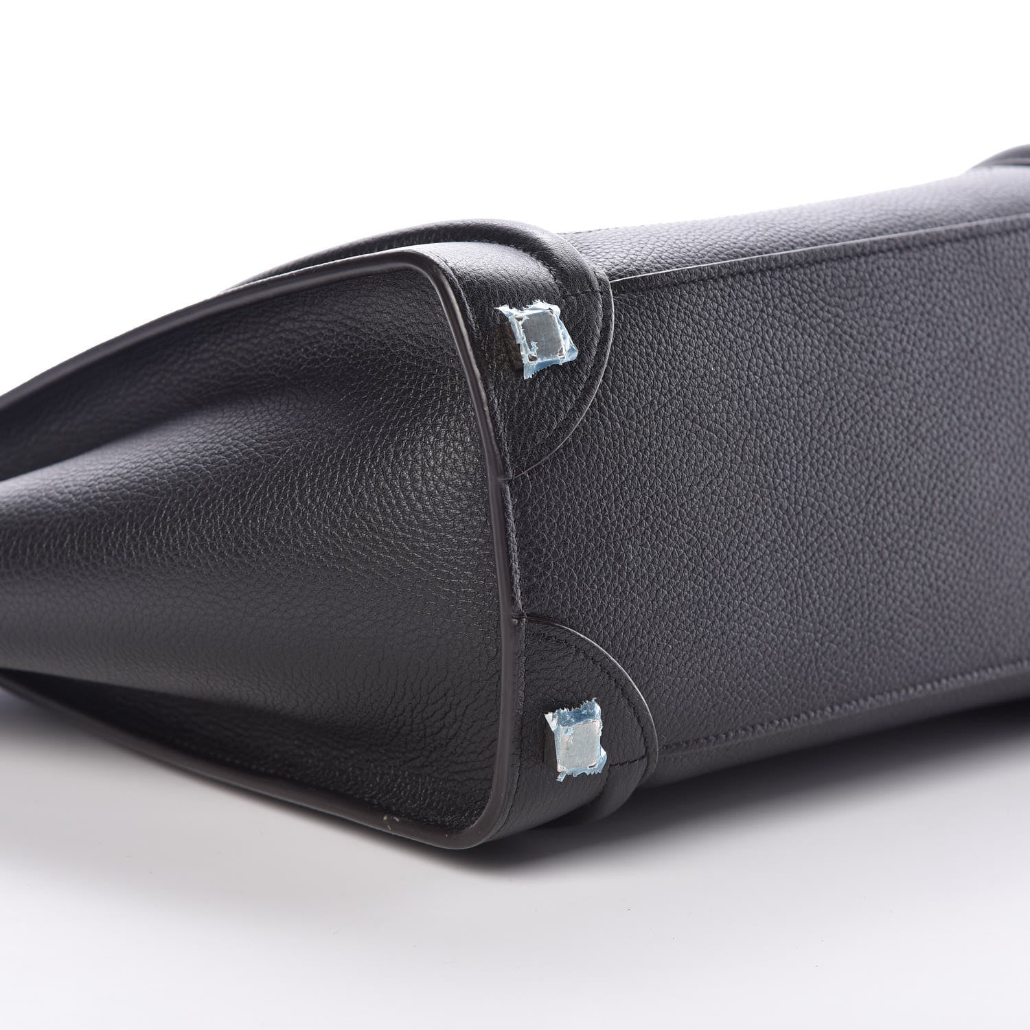 Celine Drummed Calfskin Micro Luggage Black 5 of 8