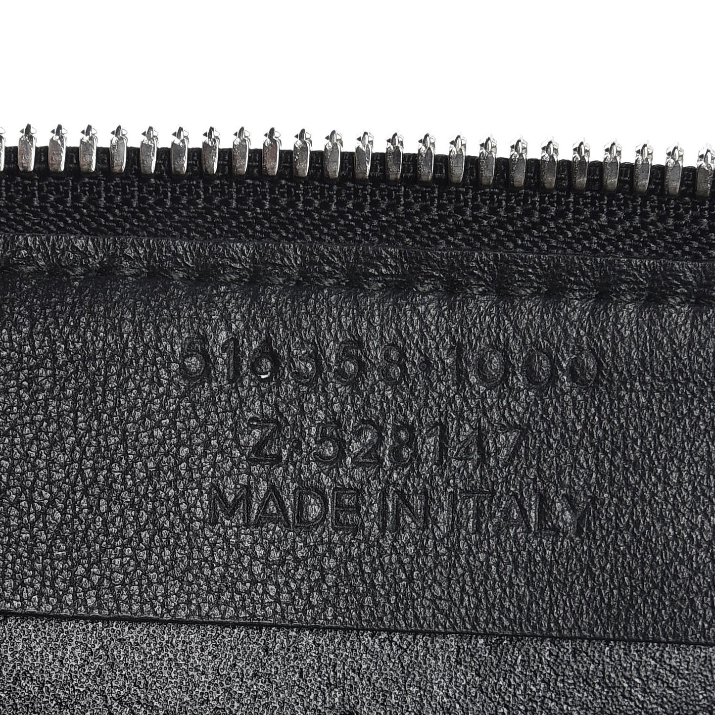 Calfskin Political Campaign Logo Pouch Black