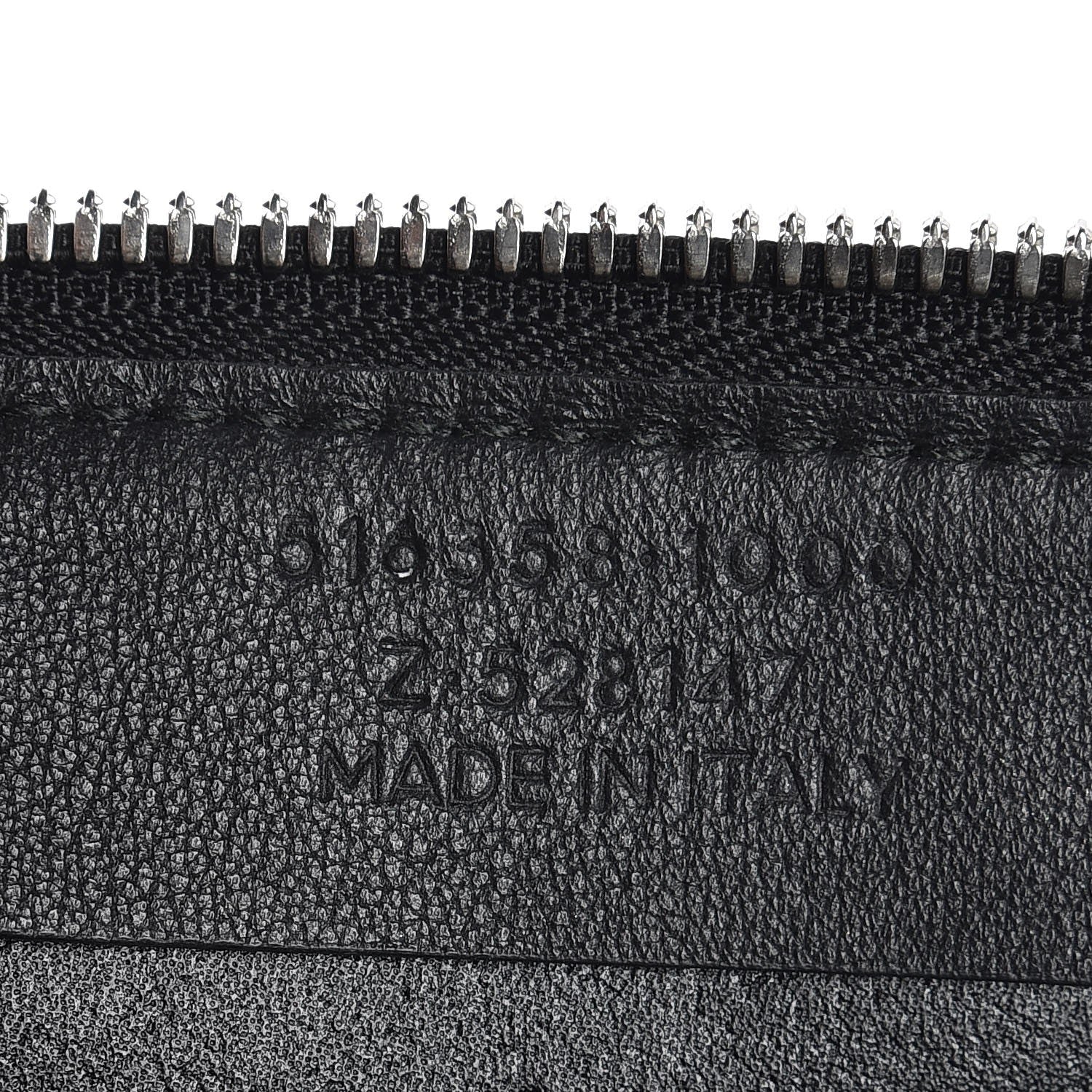 Balenciaga Calfskin Political Campaign Logo Pouch Black 7 of 7