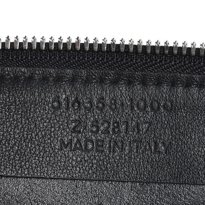 Balenciaga Calfskin Political Campaign Logo Pouch Black 7 of 7