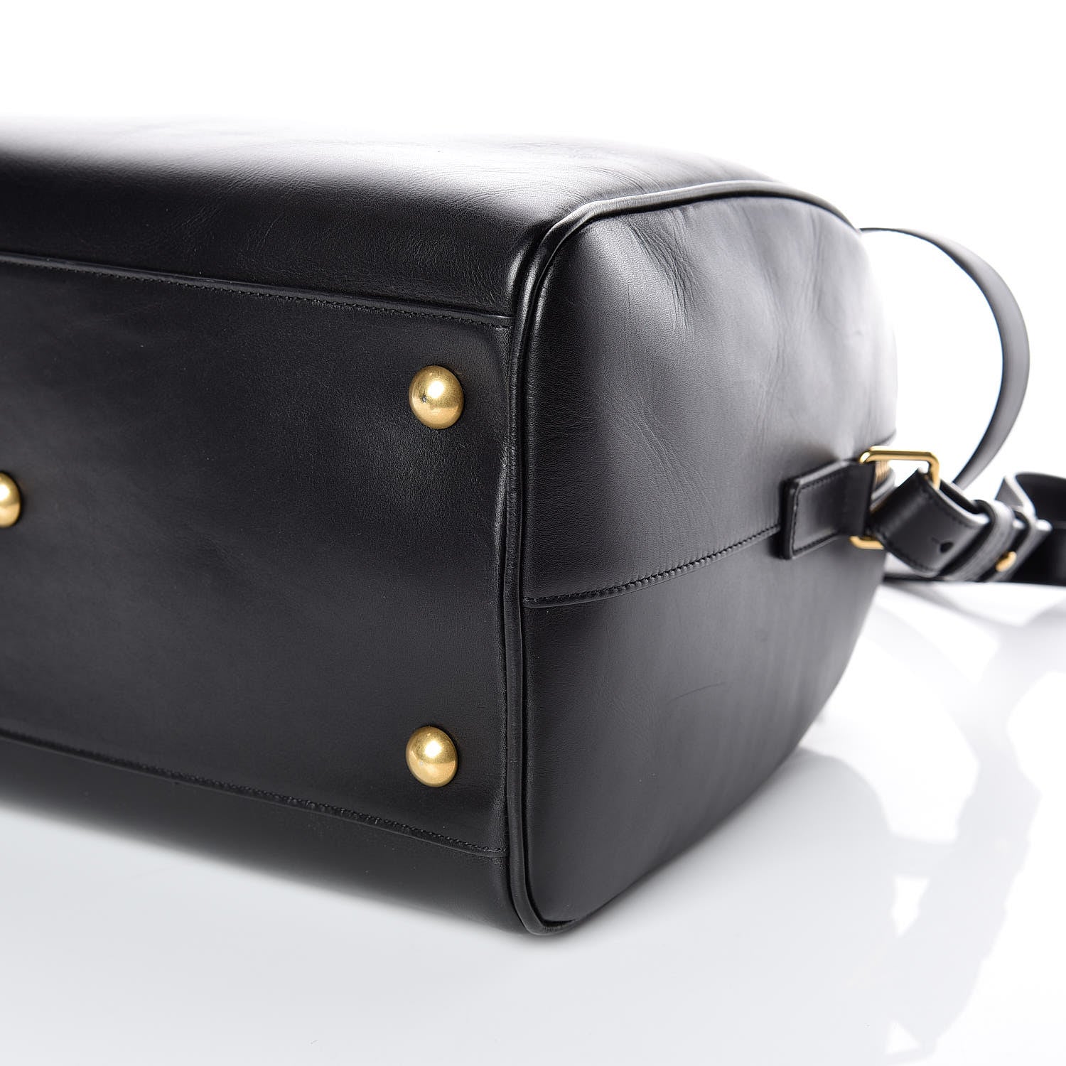 Saint Laurent Calfskin Classic Duffle 6 Black 6 of 10