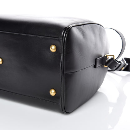 Saint Laurent Calfskin Classic Duffle 6 Black 6 of 10