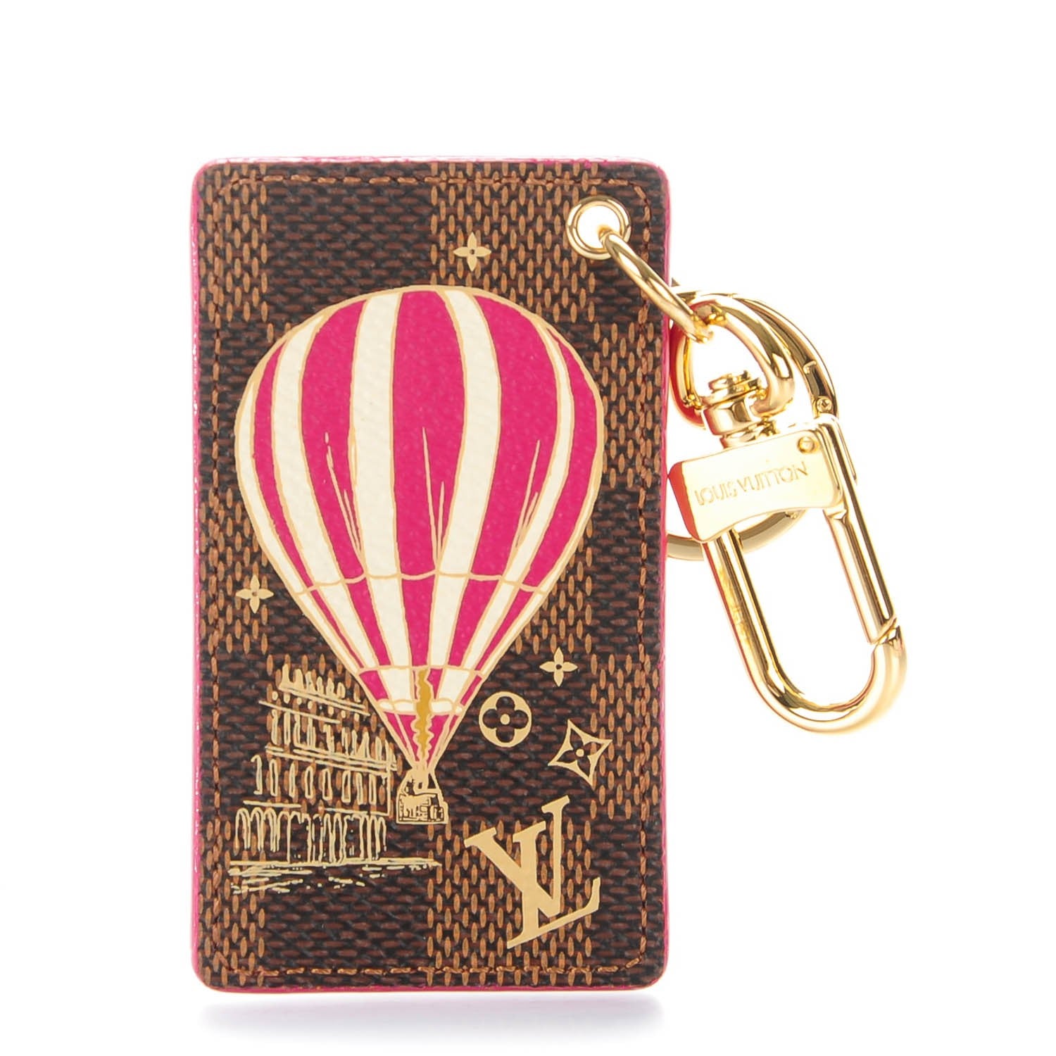 Louis Vuitton Damier Ebene Illustre Air Balloon Bag Charm Grenade 1 of 5