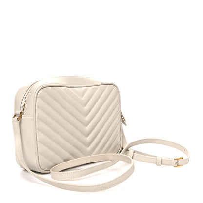Saint Laurent Calfskin Matelasse Monogram Lou Camera Bag Crema Soft 3 of 10