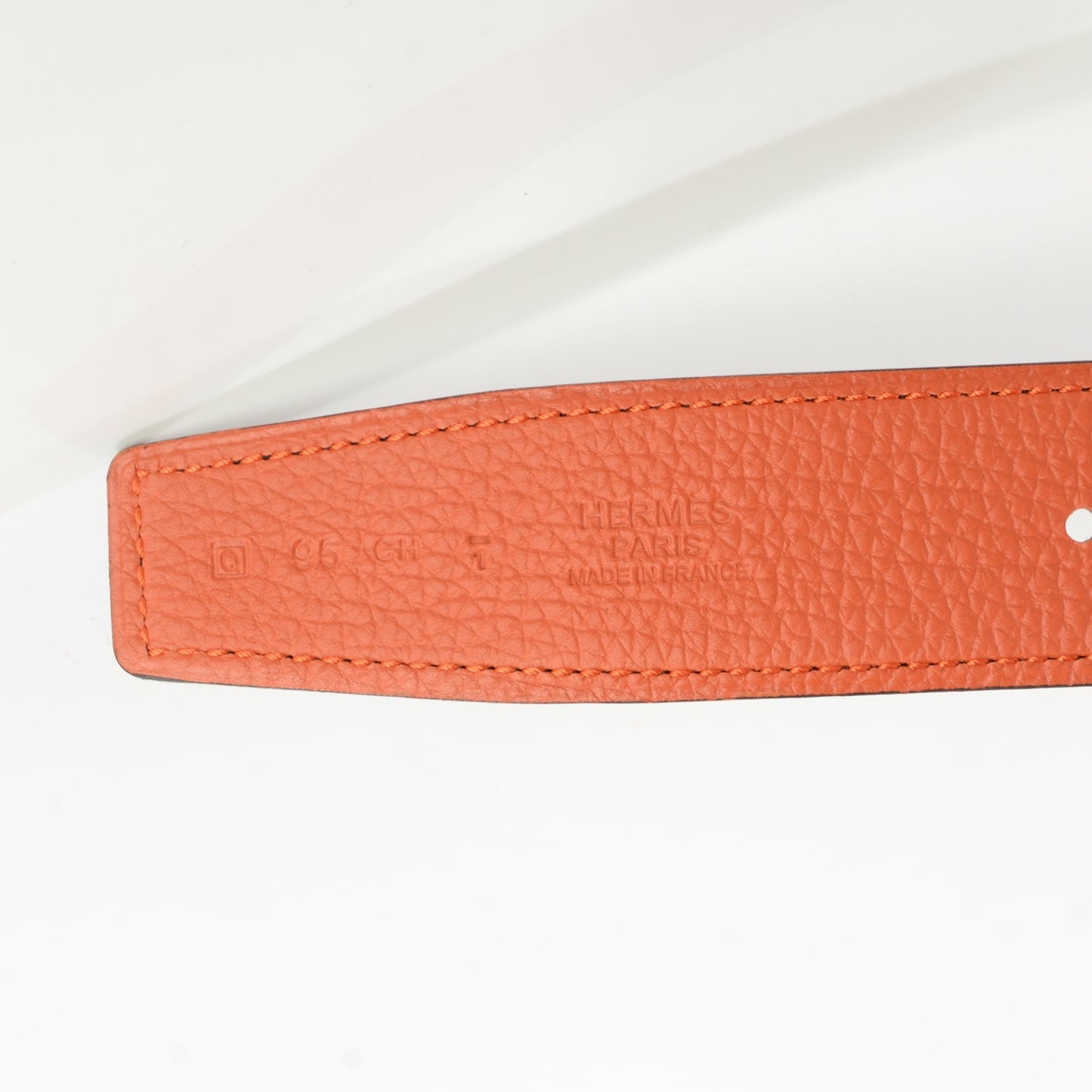 Box Togo 32mm Calandre H Belt 95 Black Orange