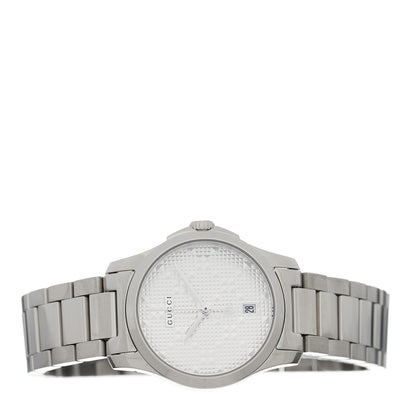 Gucci Stainless Steel 27mm G-Timeless Diamante Quartz Watch 2 of 5
