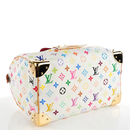 Louis Vuitton Monogram Multicolor Speedy 30 White 4 of 9