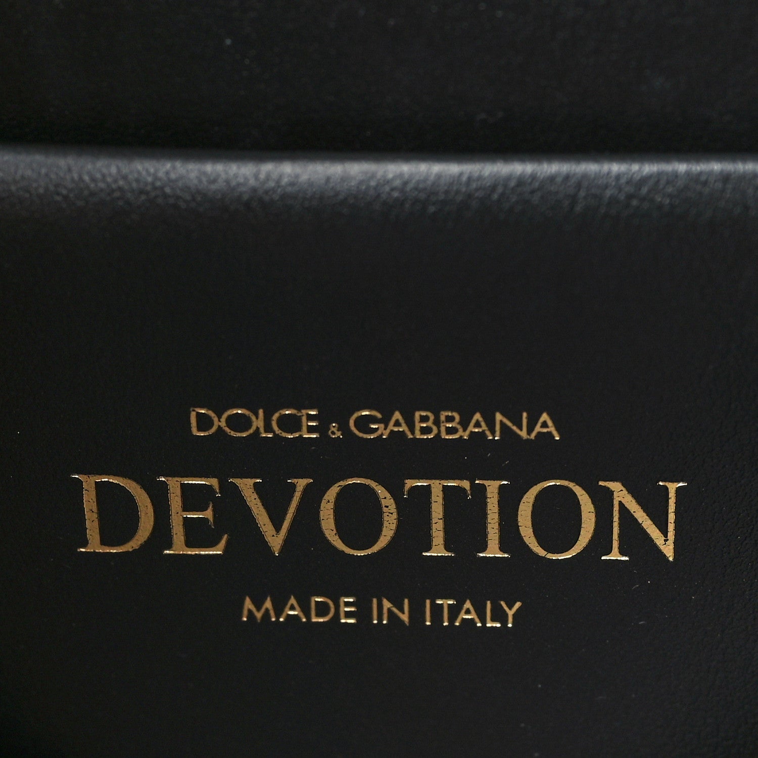 Dolce & Gabbana Smooth Calfskin Small Devotion Envelope Top Handle Bag Black 5 of 7