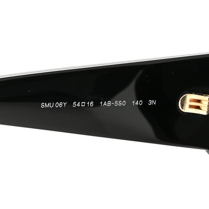 Miu Miu Acetate Cat Eye Sunglasses SMU 06Y Black Ardesia 6 of 9