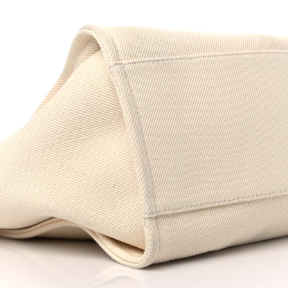 Chanel Canvas Pearl Medium Deauville Tote Ecru Beige 7 of 10