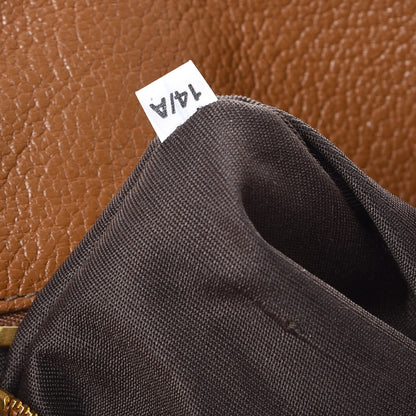 Miu Miu Goatskin Madras Zip Tote Brandy 8 of 21
