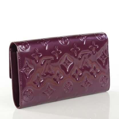 Louis Vuitton Vernis Sarah Wallet Rouge Fauviste 3 of 7