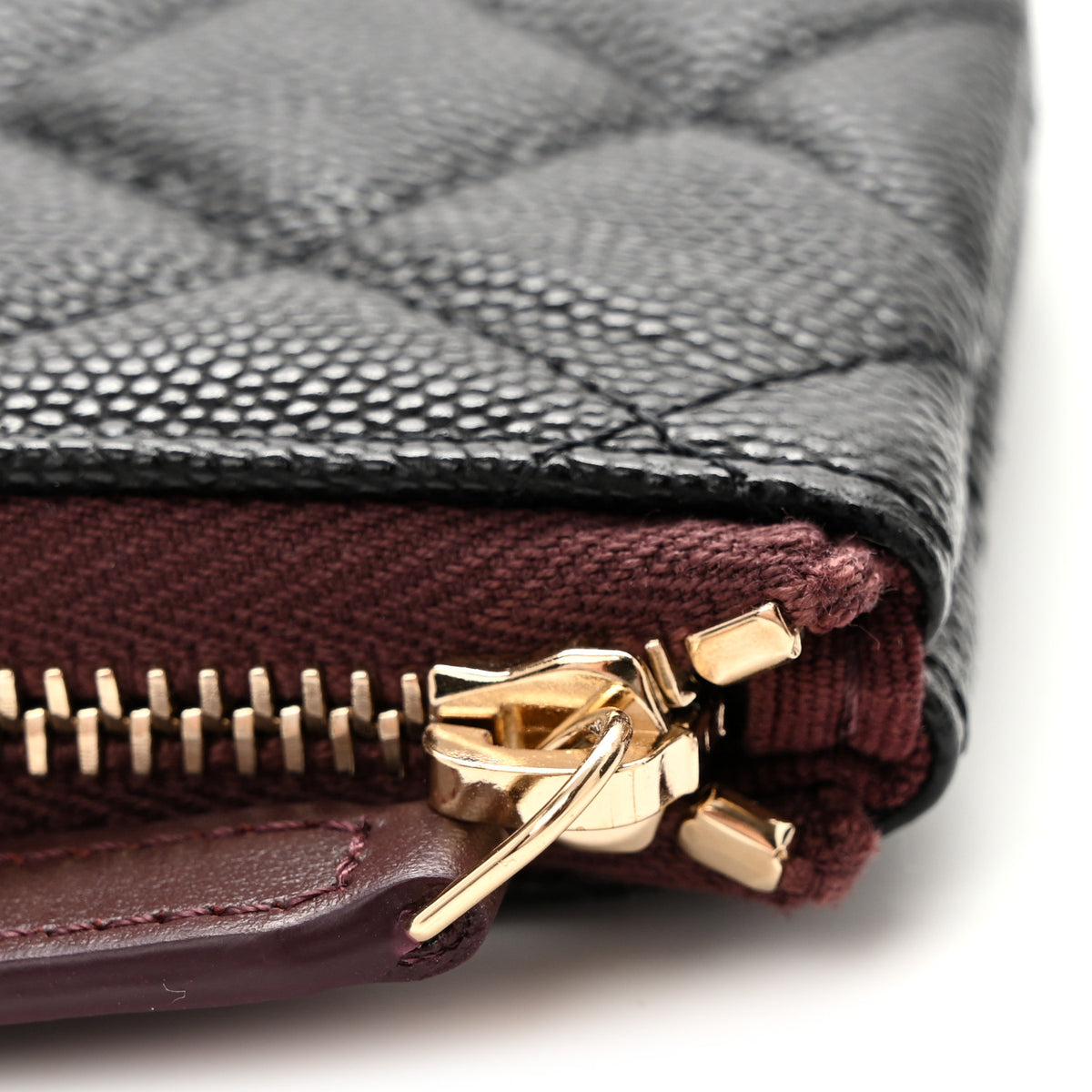 Chanel Caviar Quilted Small Cosmetic Case Black 8 of 9