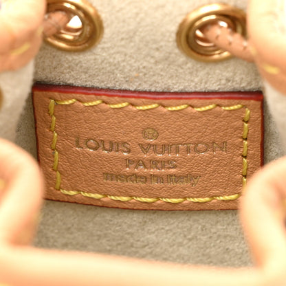 Louis Vuitton Monogram Micro Noe Bag Charm Key Ring 5 of 8