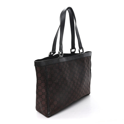 Gucci Monogram Abbey D Ring Tote Dark Brown 3 of 10