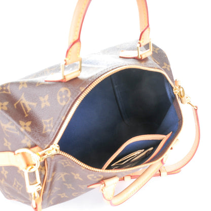 Louis Vuitton Monogram My LV Heritage Speedy Bandouliere 30 Blue Marine Gris 5 of 9
