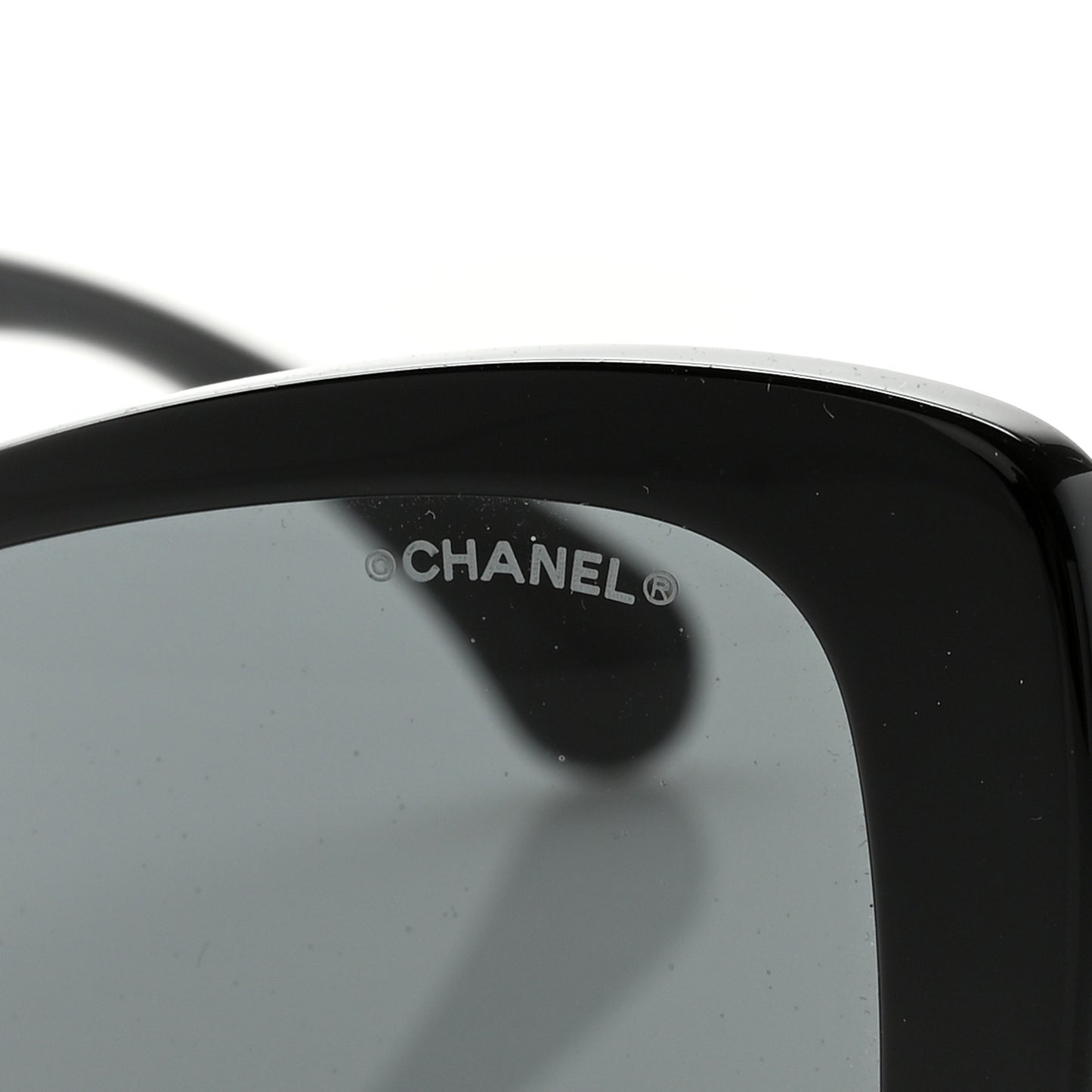 Acetate Pearl Butterfly Sunglasses 5445-H Black