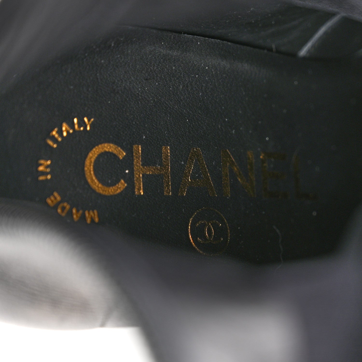 Chanel Metallic Lambskin Star Fantasy High Boots 36.5 Dark Grey 7 of 9