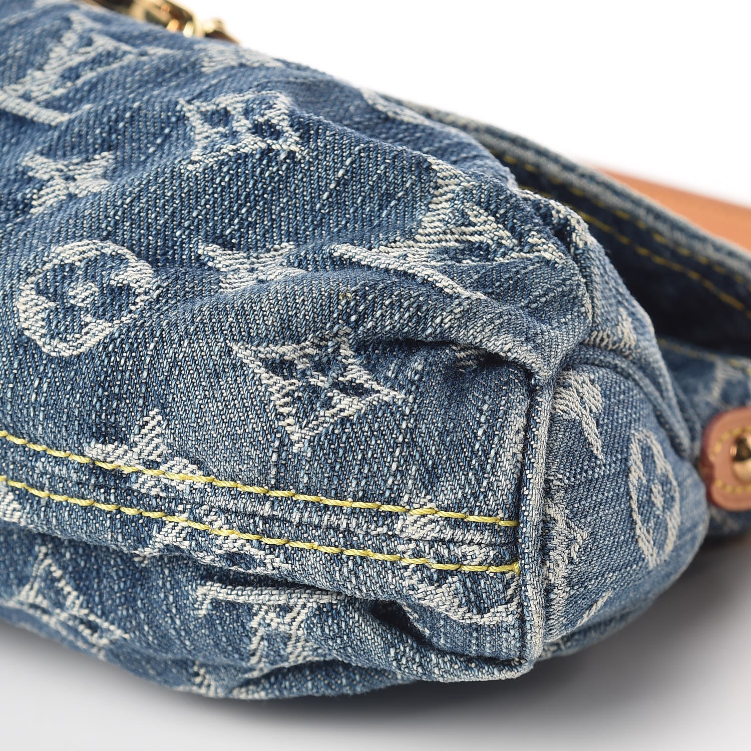 Louis Vuitton Monogram Denim Mini Pleaty Blue 9 of 9