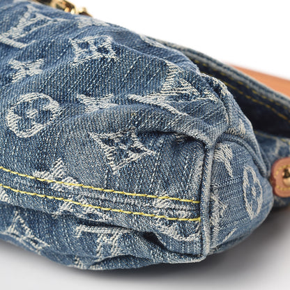 Louis Vuitton Monogram Denim Mini Pleaty Blue 9 of 9
