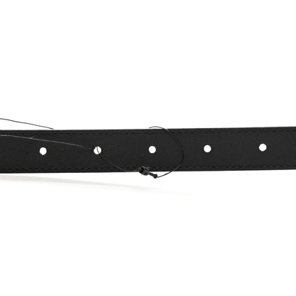 Gucci Calfskin Pearl Double G 20mm Belt 95 38 Black Cream 5 of 5
