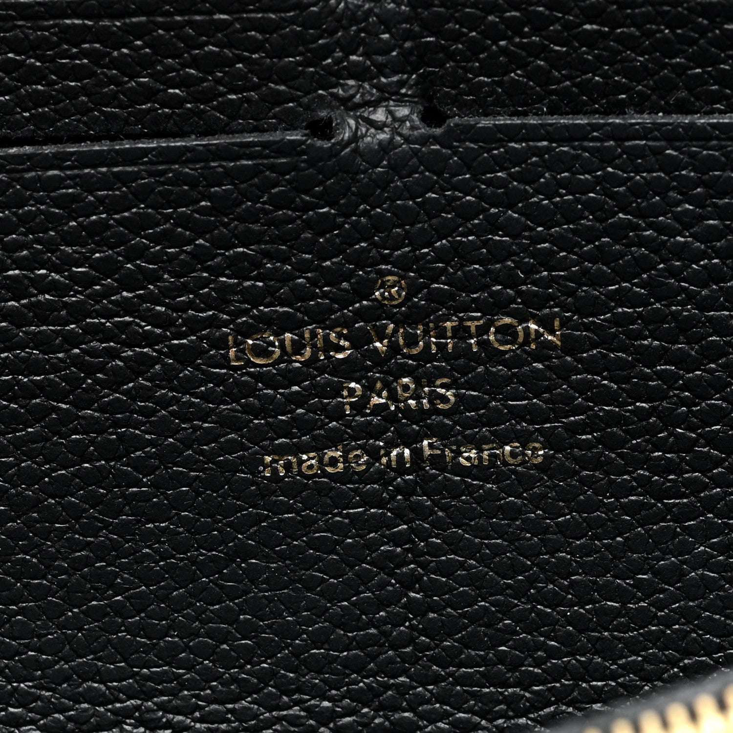 Louis Vuitton Empreinte Clemence Wallet Black 6 of 6