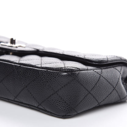 Chanel Caviar Quilted East West Flap Black 9 of 11