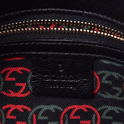 Gucci Calfskin Medium Britt Tassel Shoulder Bag Black 6 of 9