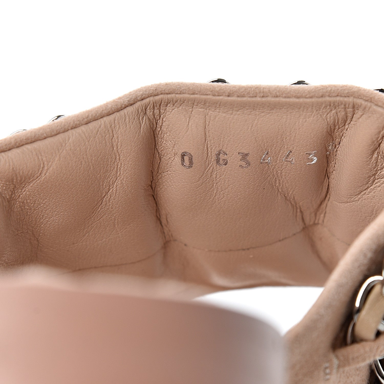 Chanel Lambskin Chain Flat Sandals 36 Beige 8 of 8
