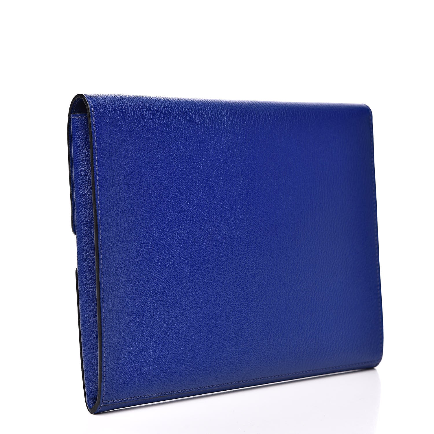 Hermes Chevre Mysore Cinhetic Clutch Bleu Electrique 3 of 12