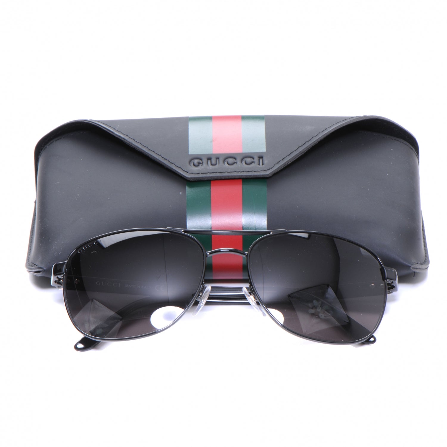 Gucci Aviator Sunglasses 2220S Black 5 of 5