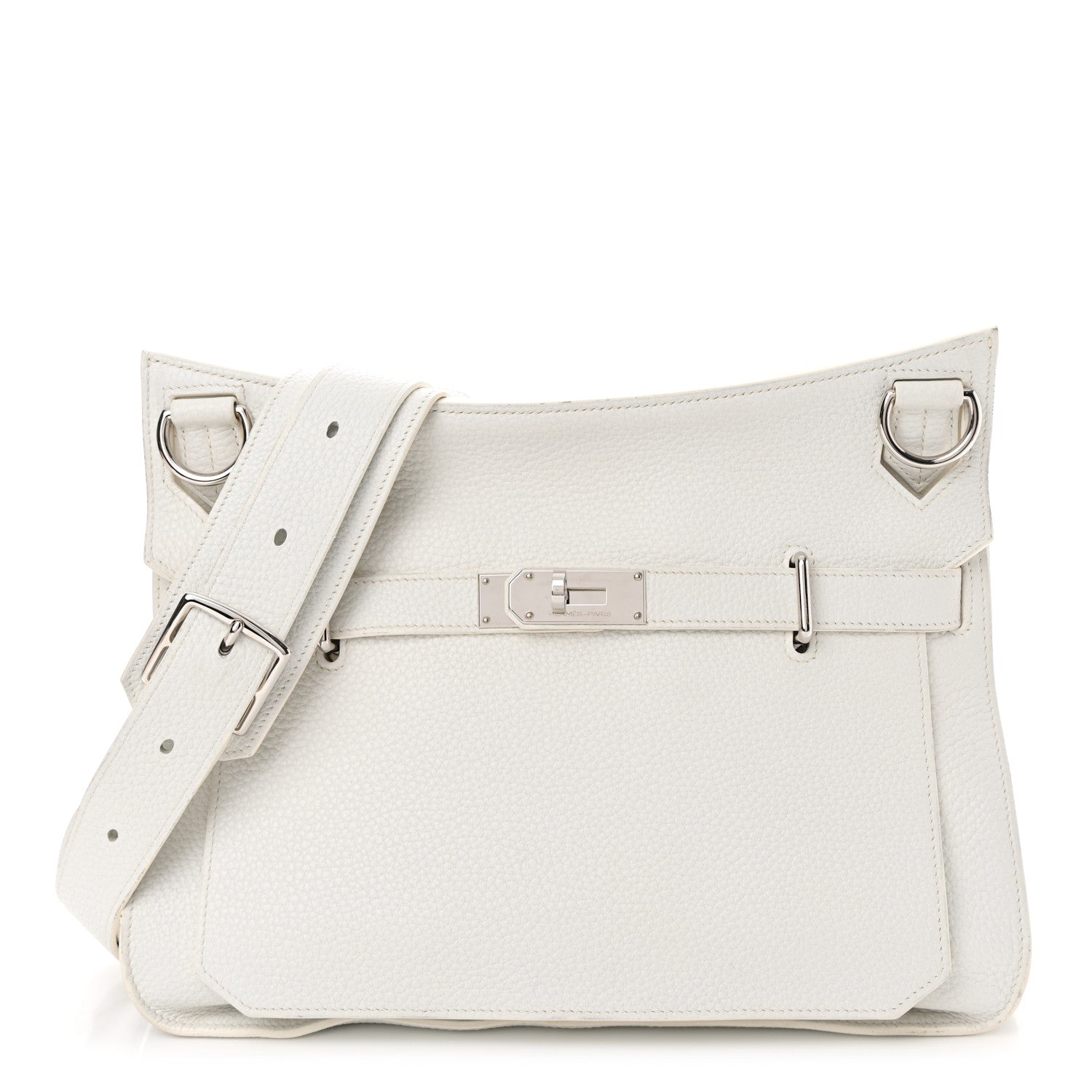 Hermes Taurillon Clemence Jypsiere 31 White 1 of 24