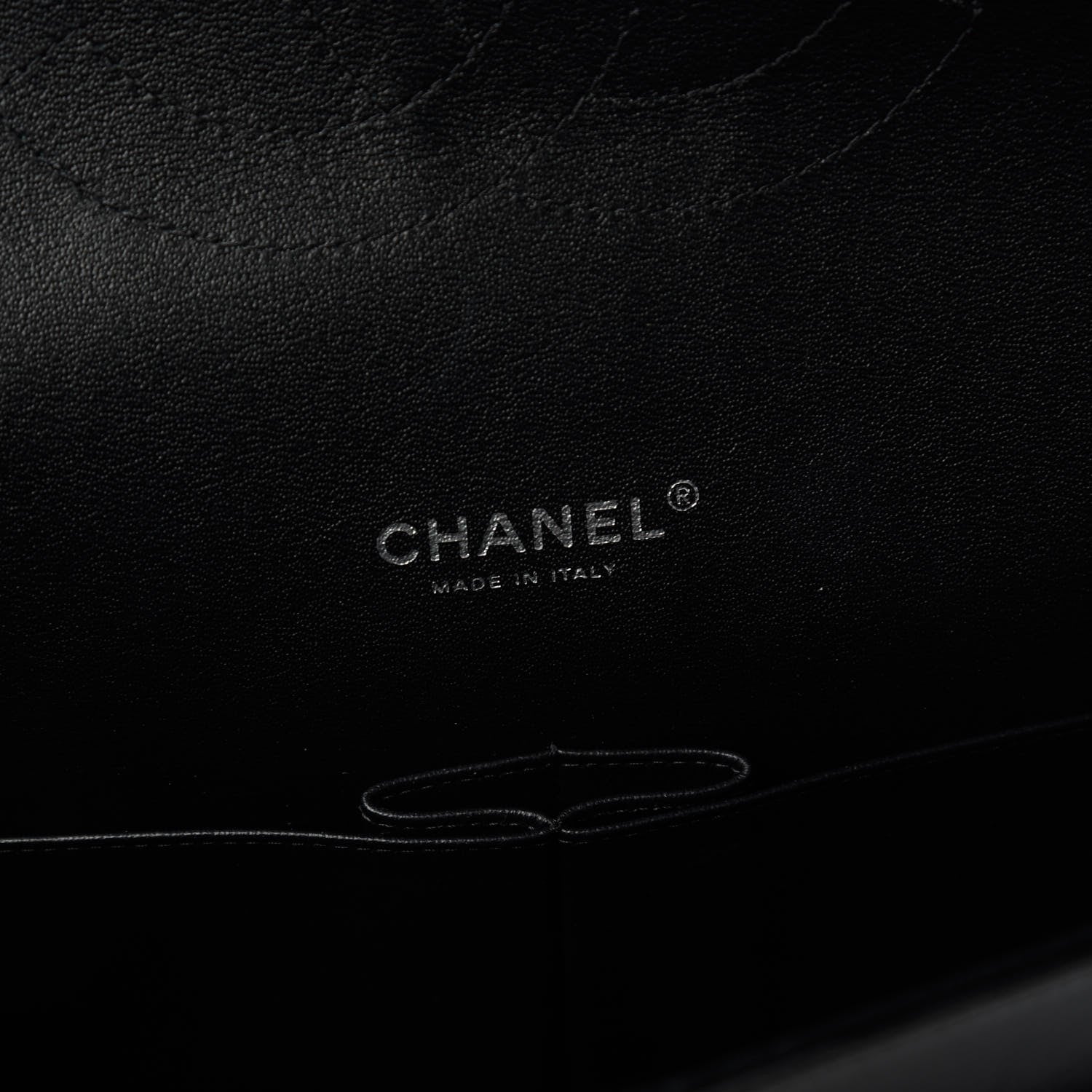 Chanel Lambskin Chevron Quilted Maxi Double Flap So Black 8 of 11