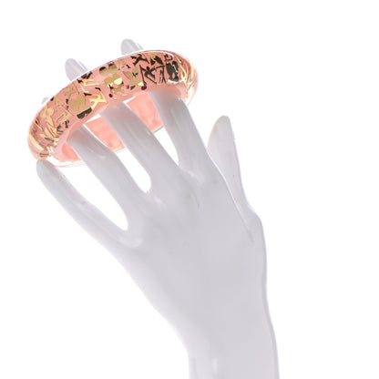 Louis Vuitton Resin Swarovski Medium Inclusion Bracelet GM Rose 2 of 3