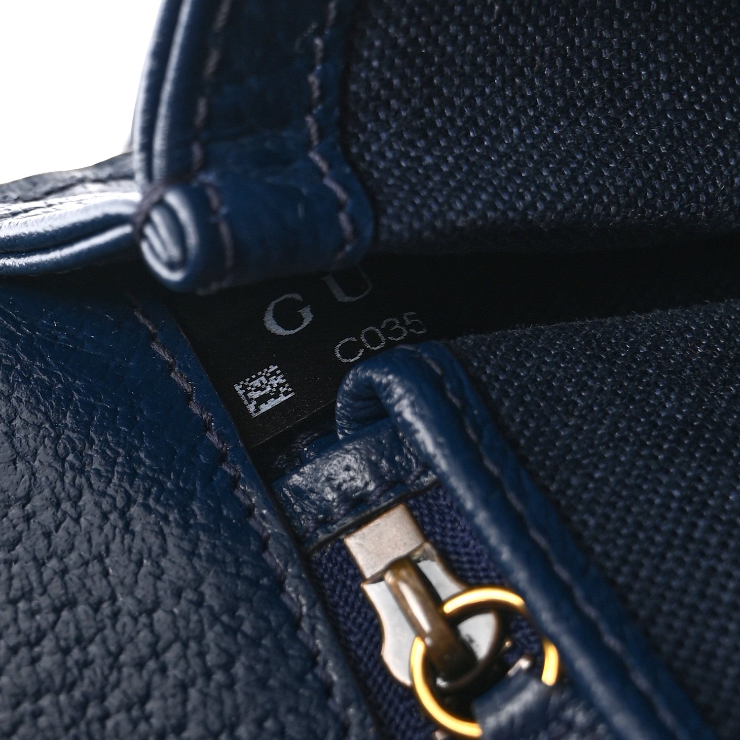 Gucci Calfskin Kaleidoscope Medium Bamboo 1947 Top Handle Bag Blue