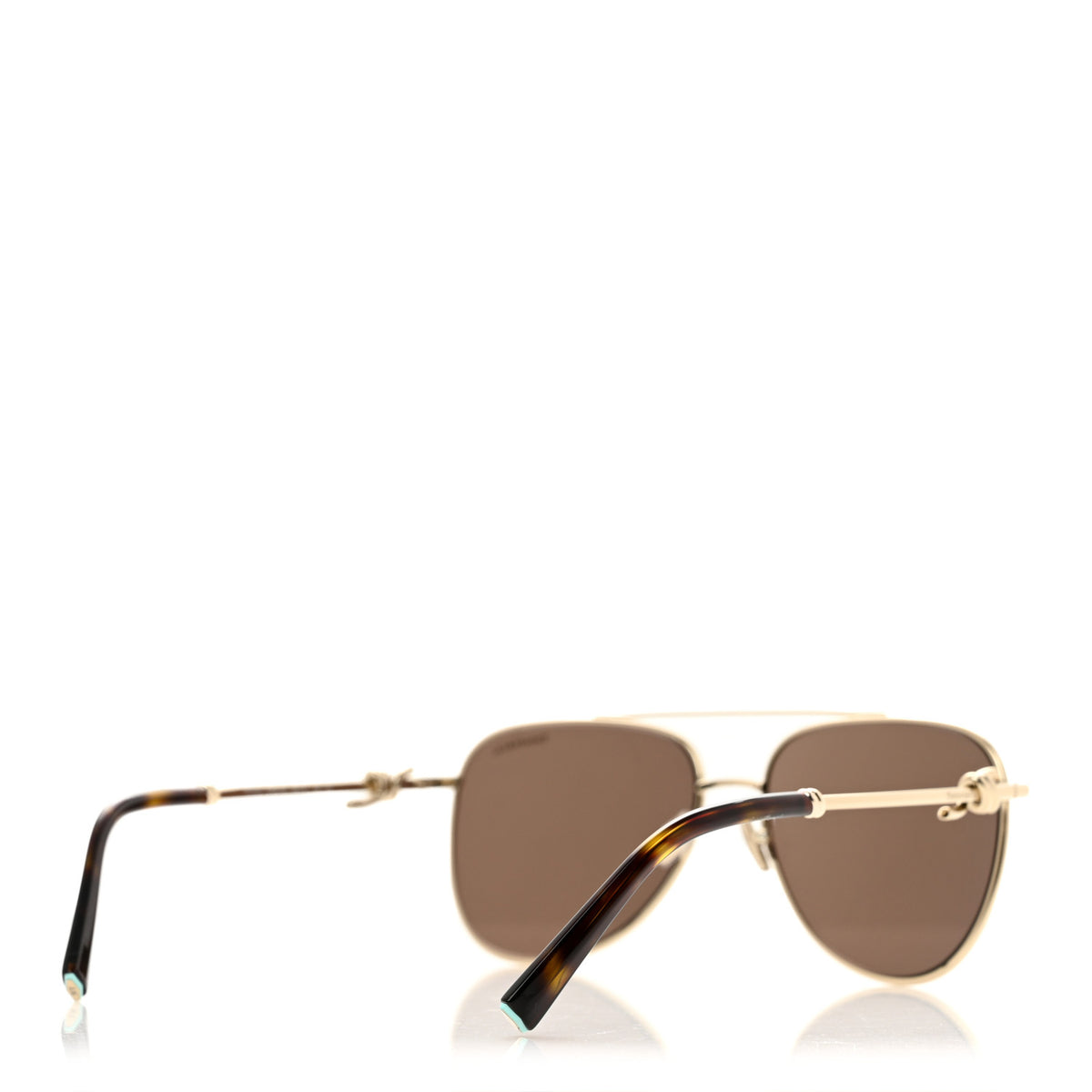 Metal Knot Aviator Sunglasses TF3116 Pale Gold