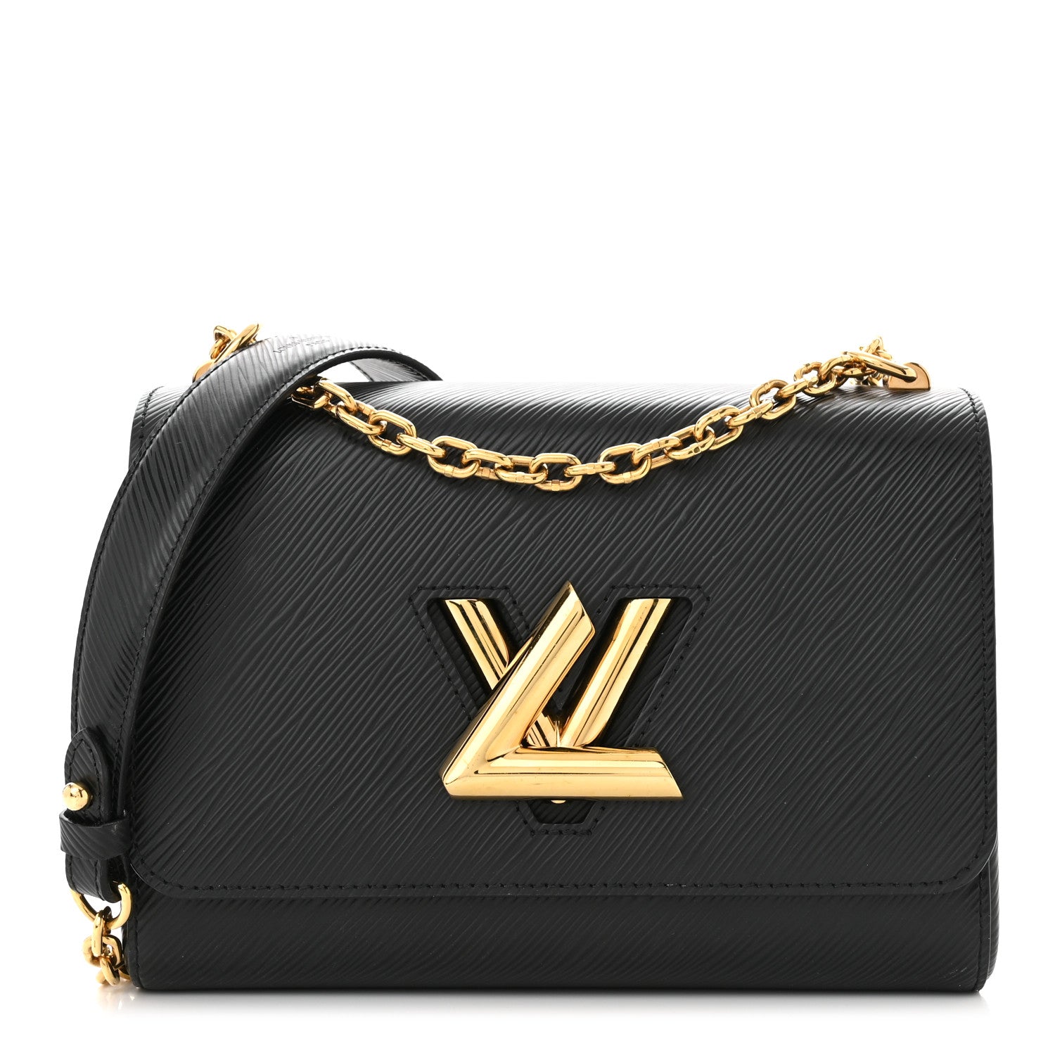 Louis Vuitton Epi Twist Shoulder Bag MM Black 1 of 10