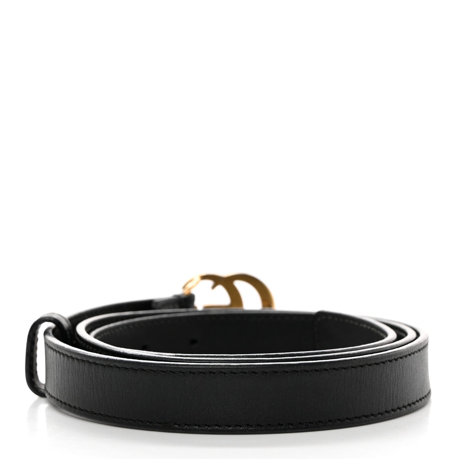 Gucci Calfskin Double G 20mm Belt 85 34 Black 2 of 10
