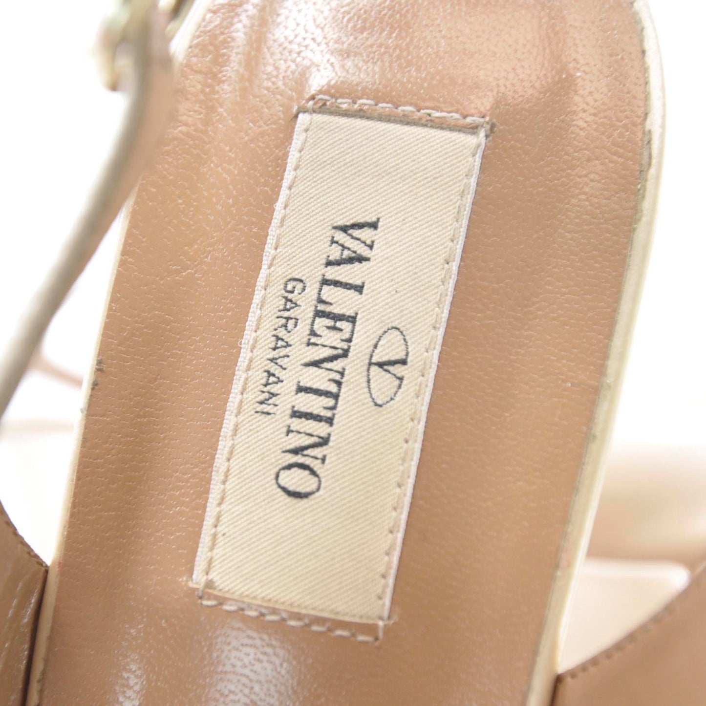 Patent Versailles Slingback Wedges 38 Nude Pearl