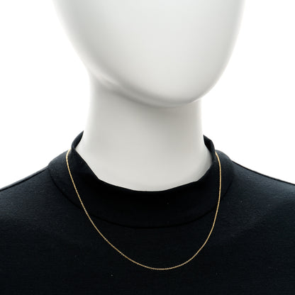 Tiffany 18K Yellow Gold Chain Necklace 18" 2 of 4