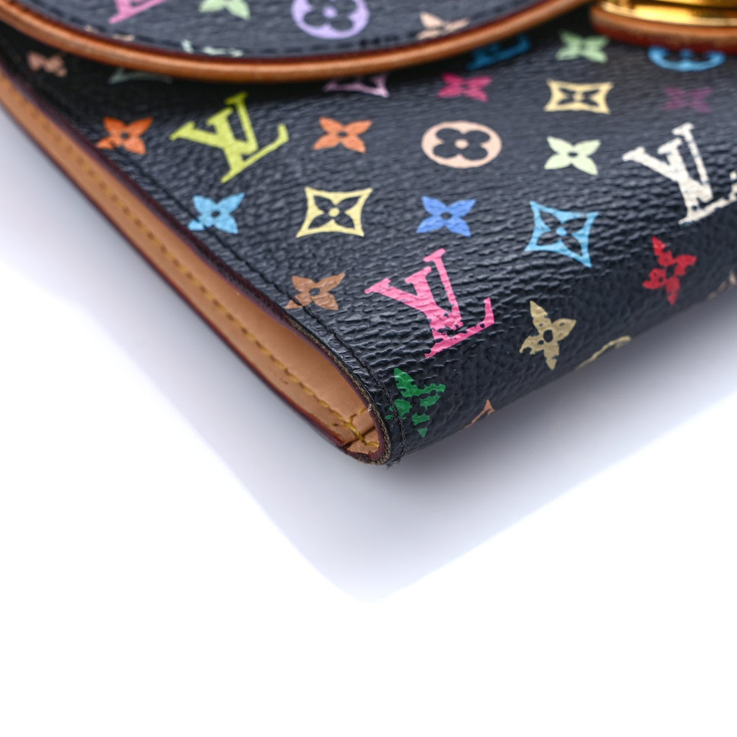 Louis Vuitton Monogram Multicolor Eugenie Wallet Black 7 of 12
