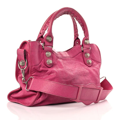 Balenciaga Agneau Giant 21 Silver Hardware City Cyclamen Fucsia 2 of 36