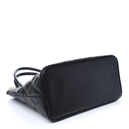 Chanel Caviar Quilted Medallion Tote Black 4 of 9