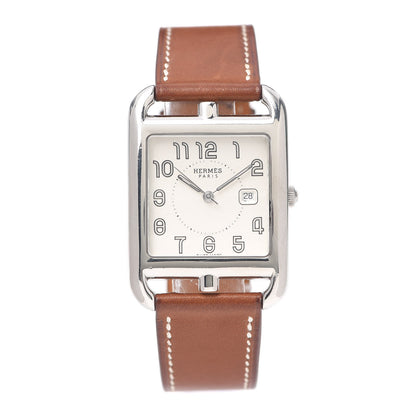 Hermes Stainless Steel Barenia 29mm Cape Cod Quartz Watch Fauve 1 of 6