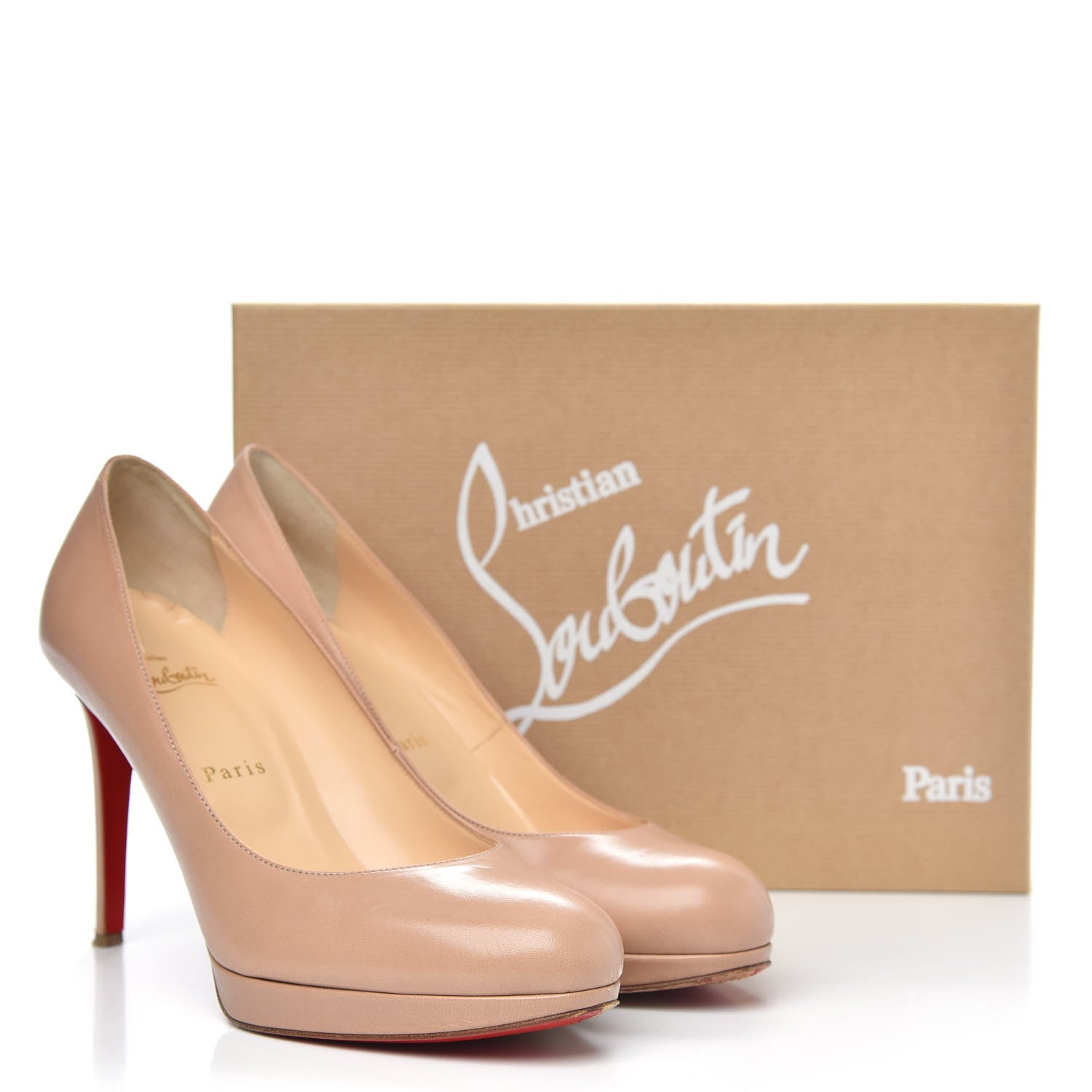 Christian Louboutin Kid New Simple 100 Pumps 39.5 Nude 10 of 10