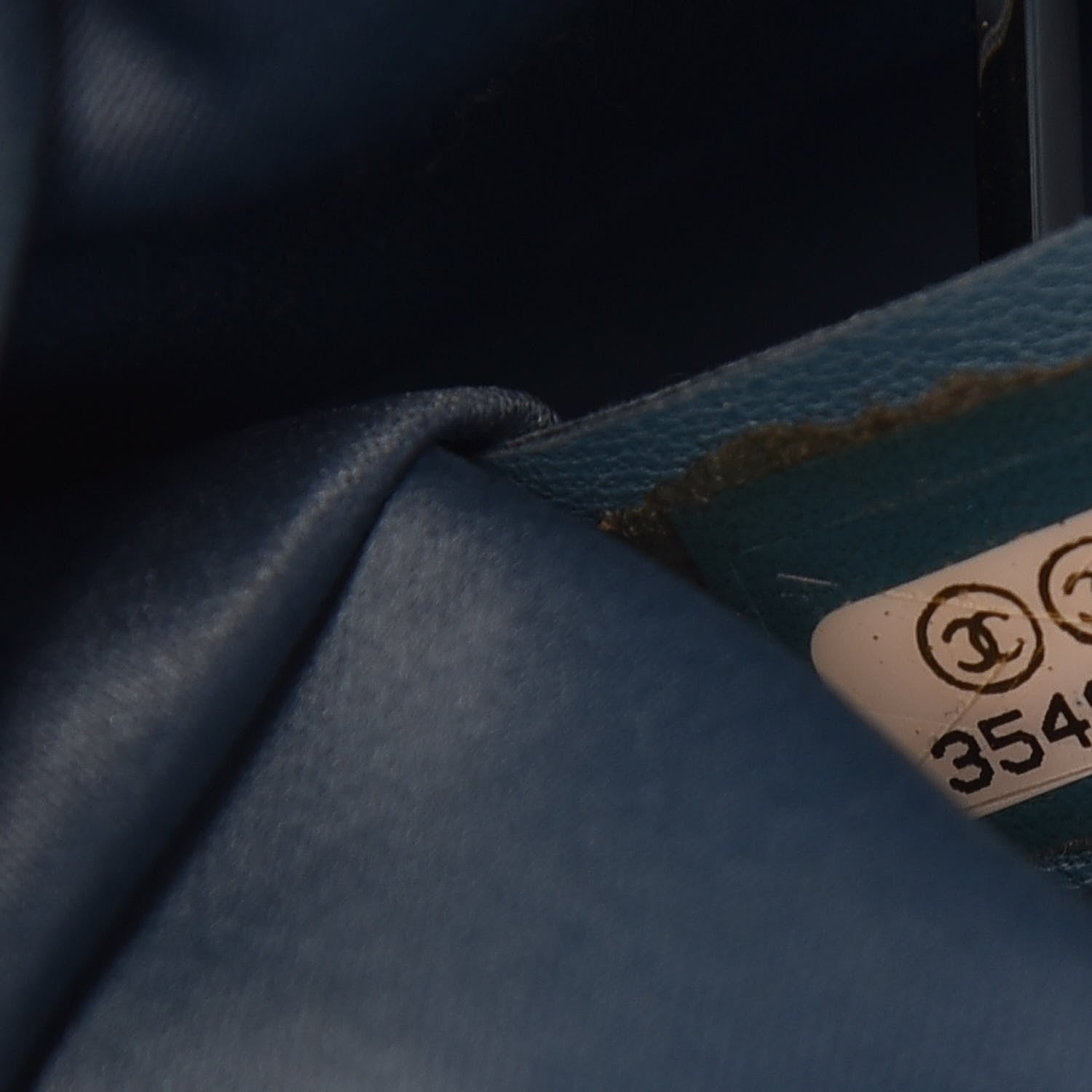Chanel Glazed Calfskin Stitched On The Road Flap Blue 7 of 10