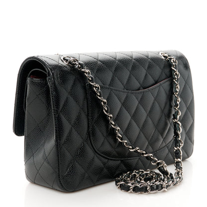 Chanel Caviar Quilted Medium Double Flap Black 3 of 11