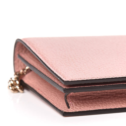 Gucci Dollar Calfskin Medium Betty Chain Wallet Soft Pink 6 of 11