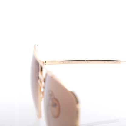 Celine Metal Sunglasses CL 41808/S Gold 5 of 6